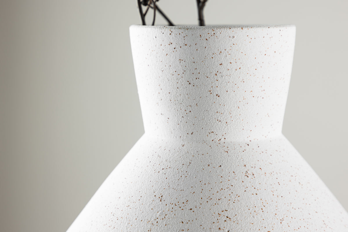 Rellis Vase ø22 Hvid
