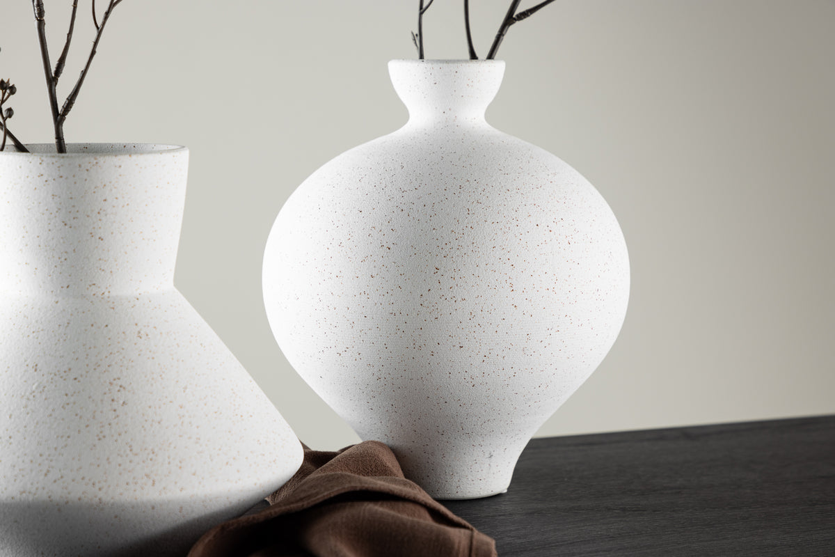 Rellis Vase ø20 Hvid