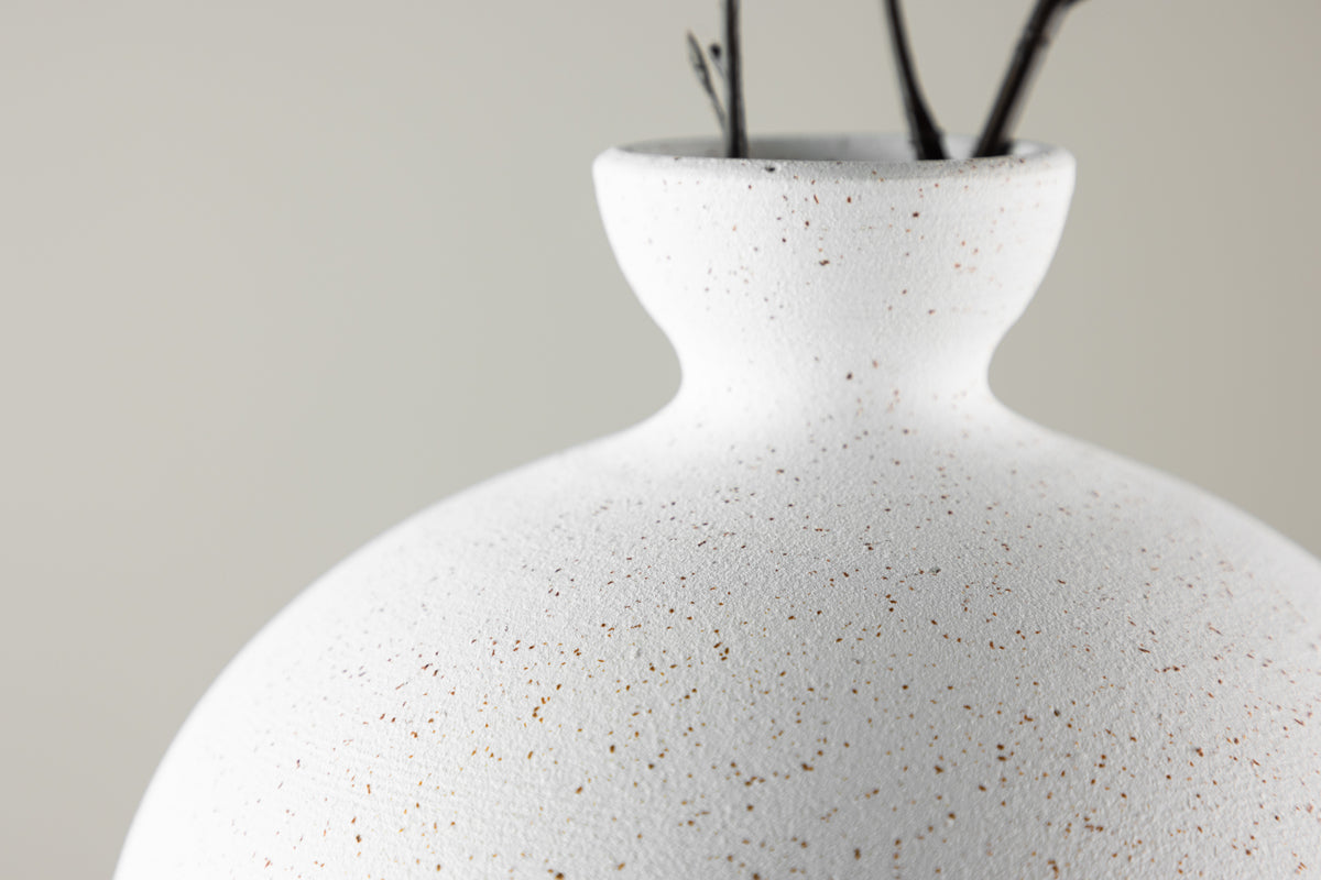 Rellis Vase ø20 Hvid