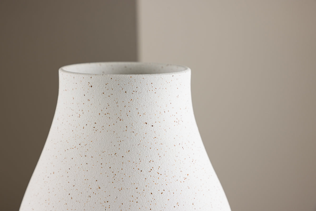 Rellis Vase ø14 Hvid