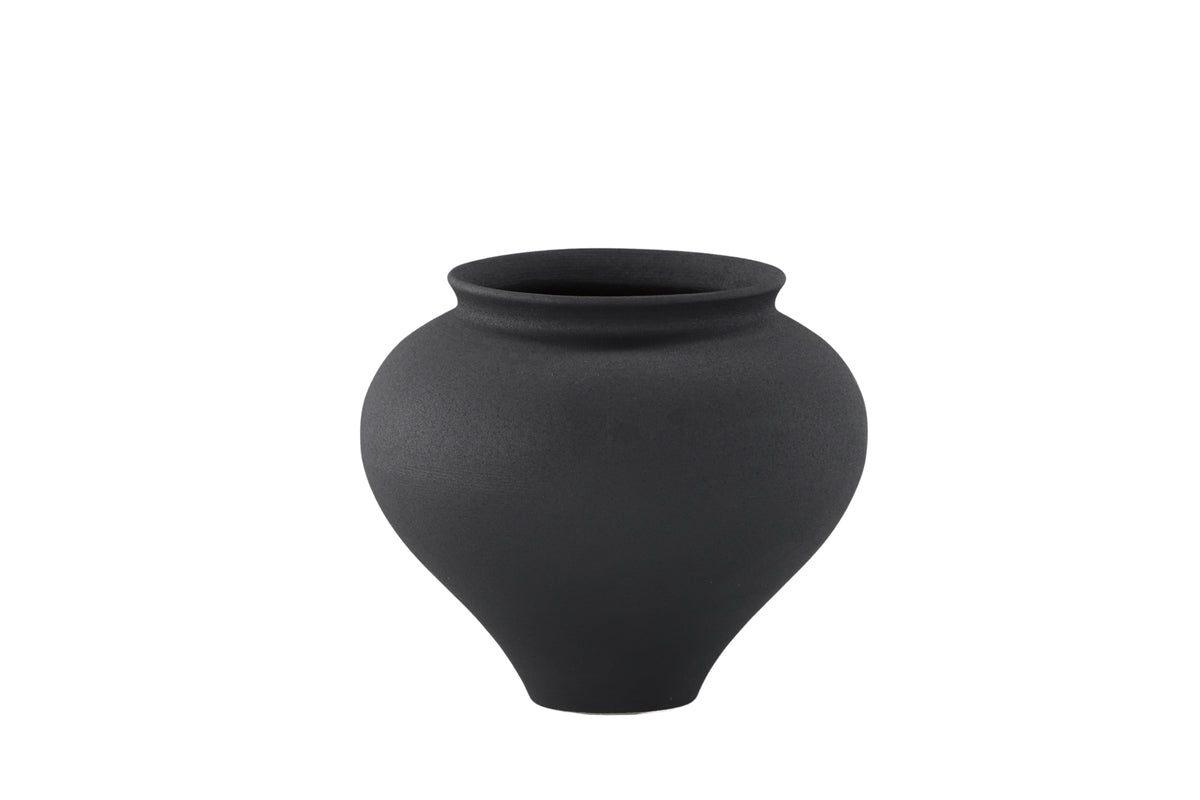 Rellis Vase ø18 Sort
