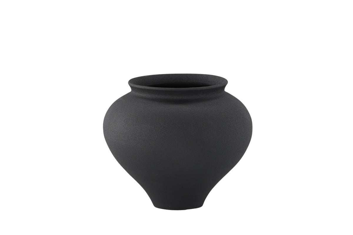 Rellis Vase ø18 Sort