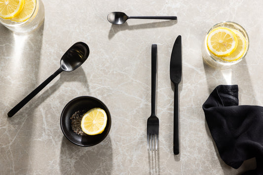 Wabi Sabi Bestik Rustfrit stål 24-pak