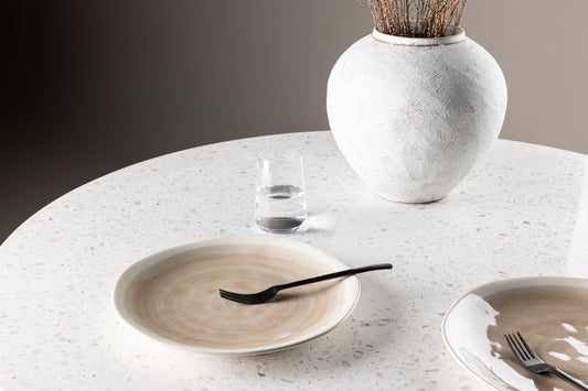 Tallerken 28 2-pak Beige