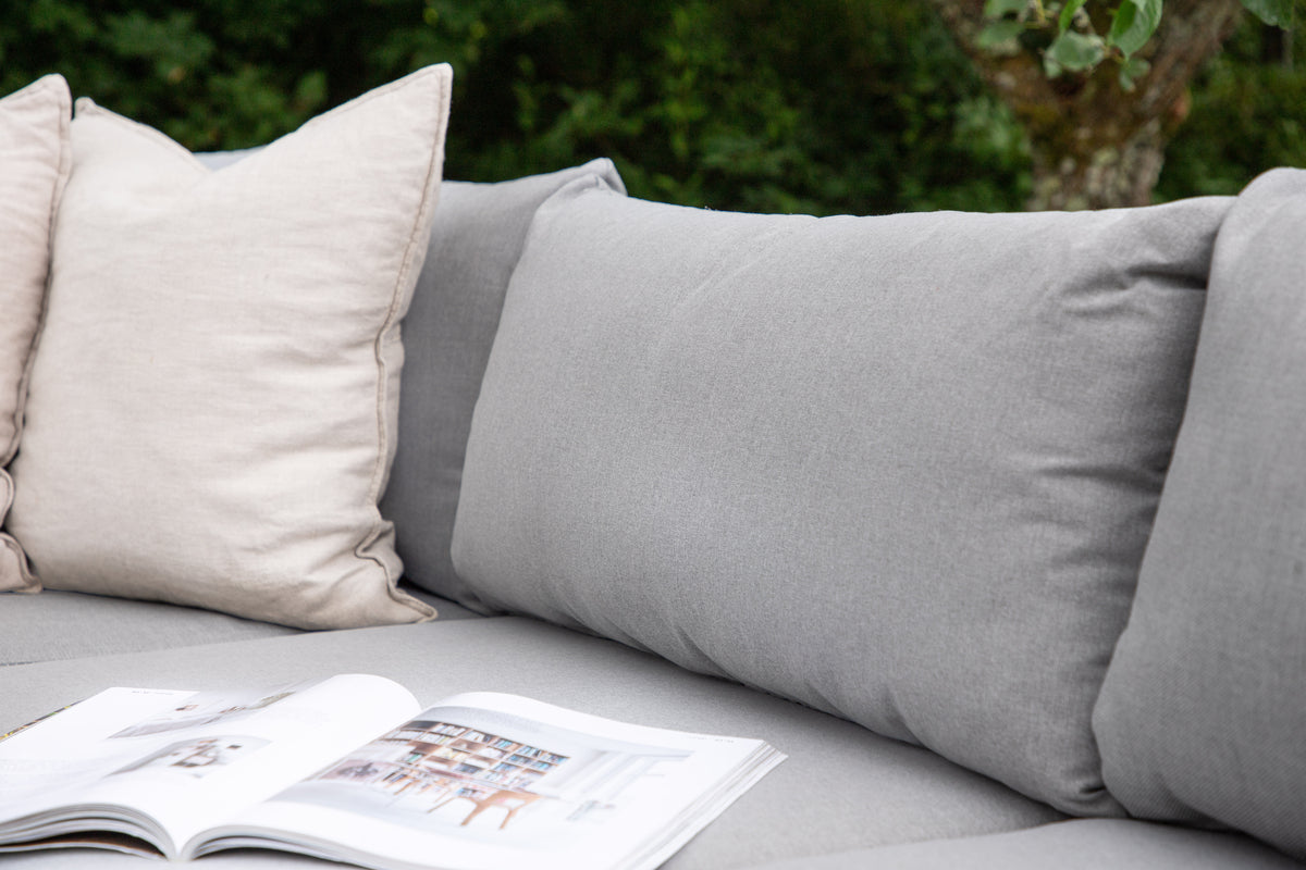 Hjørnesofa sæt Natur Grå