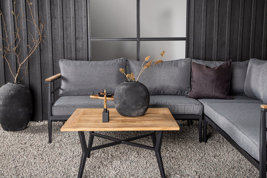 Hjørnesofa sæt Nature Sort