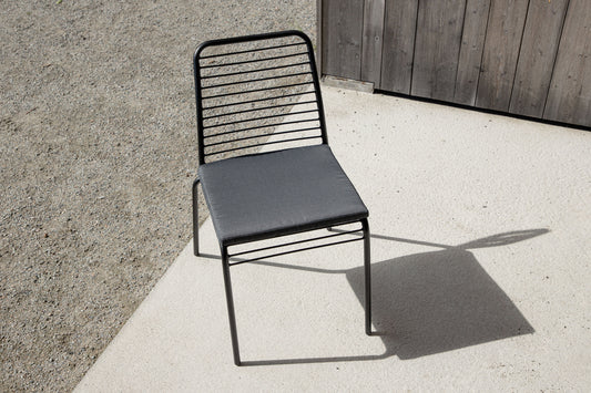 Spisebordsstol 2-pak Sort