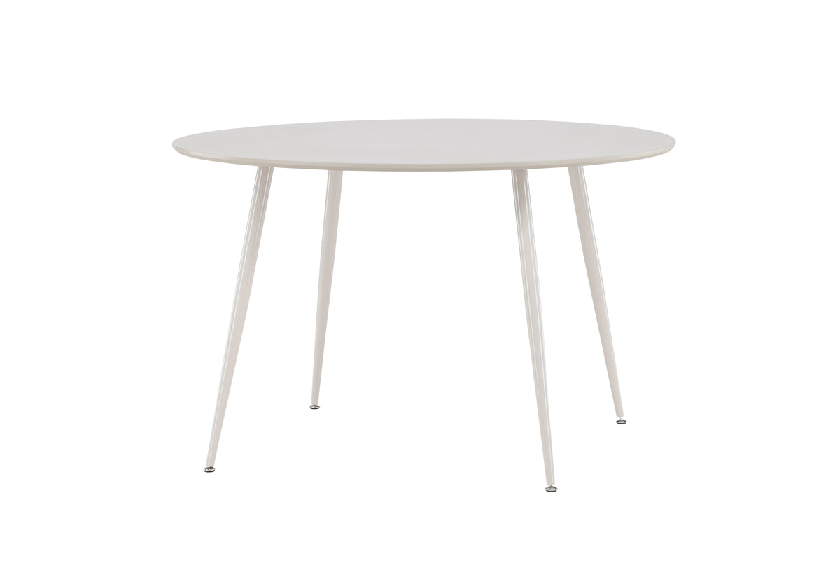 Plaza Rund Spisebord ⌀120 Beige