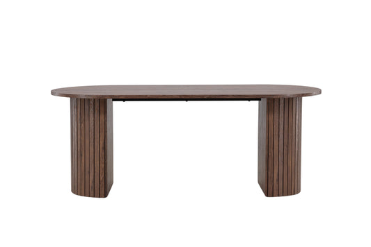 Härön Oval Spisebord 200 x 90 Mocca