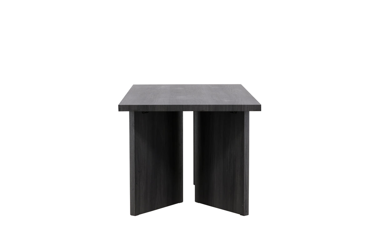 Bassholmen Rektangulært Spisebord 180 x 90 Sort