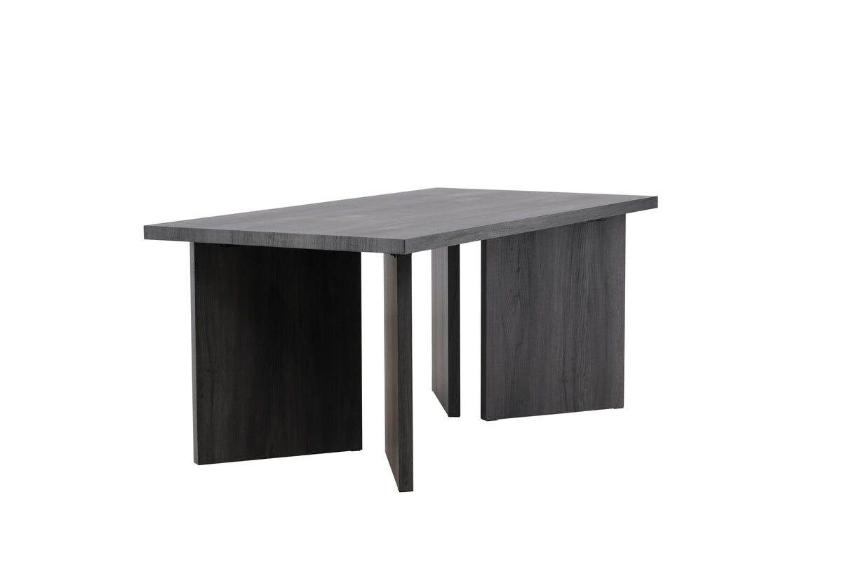 Bassholmen Rektangulært Spisebord 180 x 90 Sort