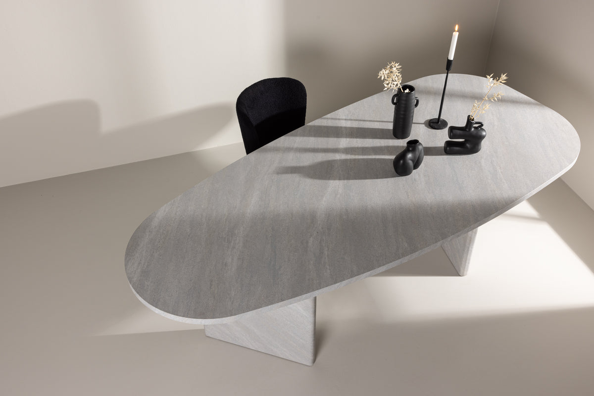 Grönvik Oval Spisebord 220 x 100 Hvid