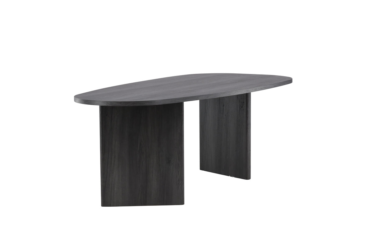 Grönvik Oval Spisebord 220 x 100 Sort
