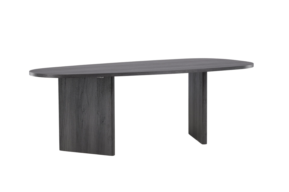 Grönvik Oval Spisebord 220 x 100 Sort