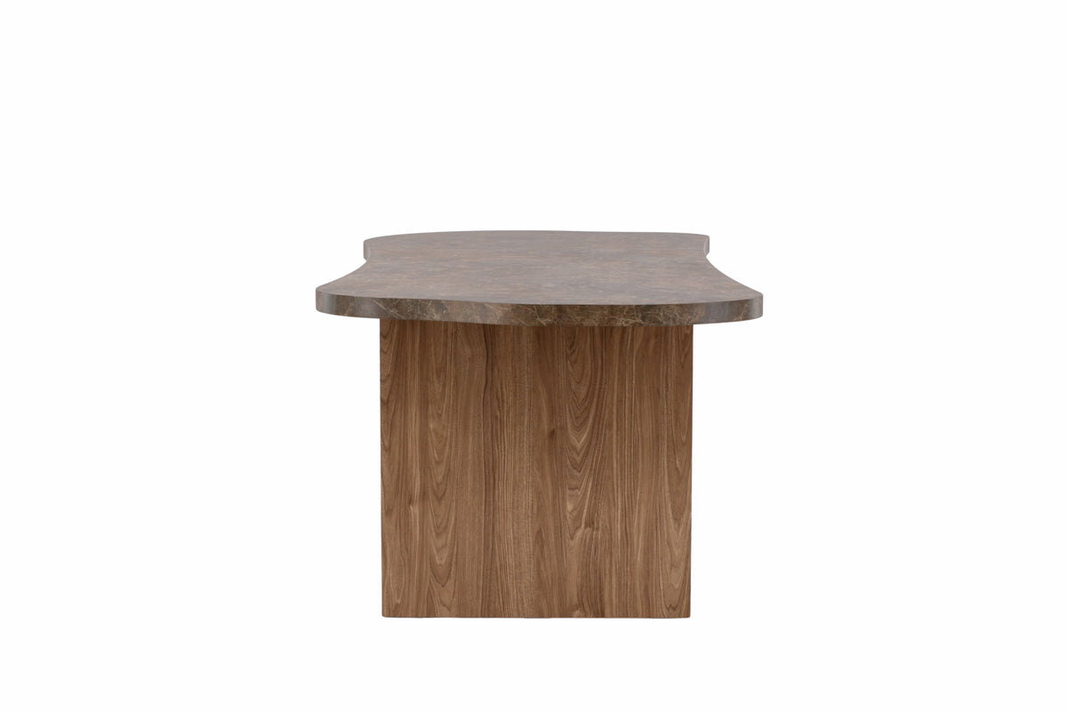 Eleonora Oval Spisebord 230 x 100 Brun