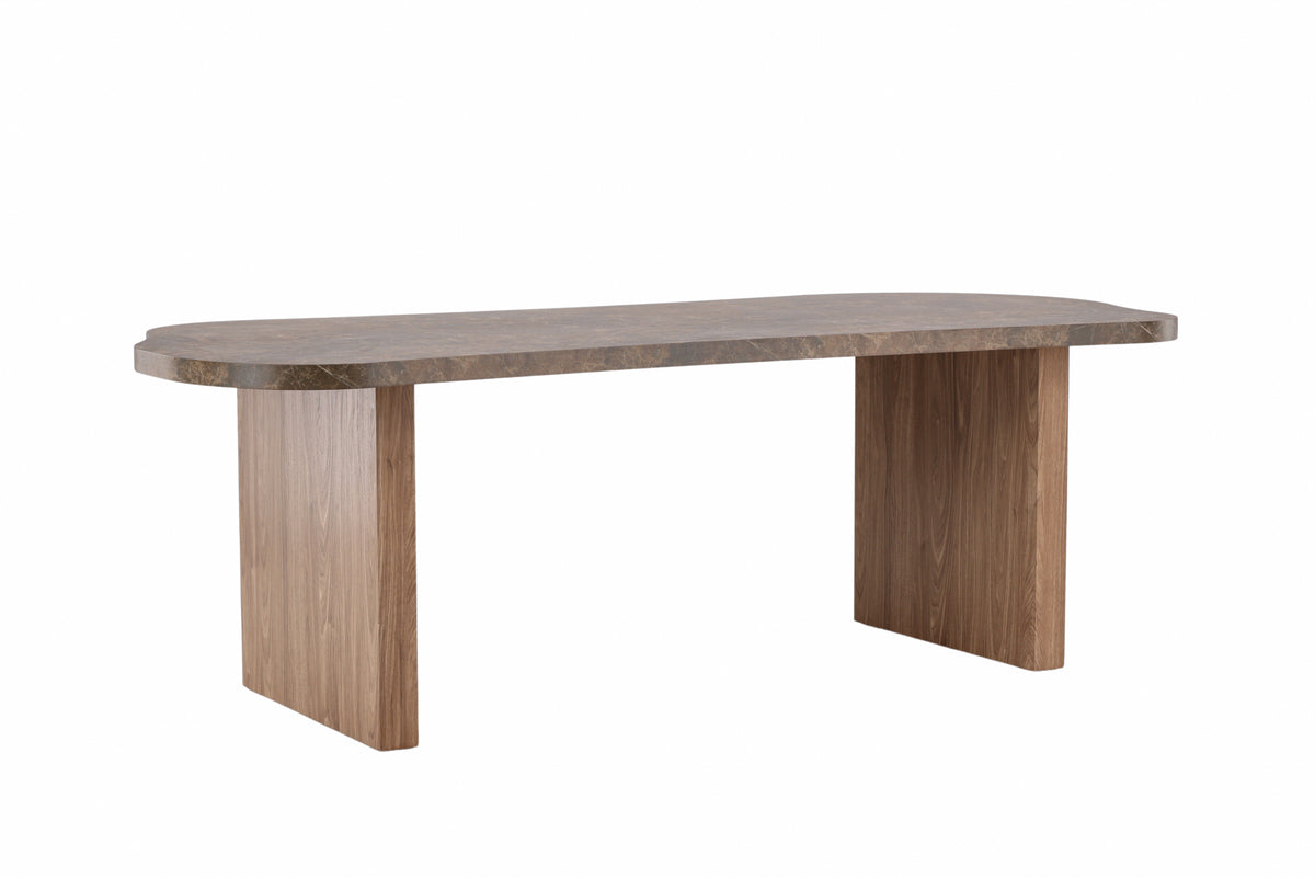 Eleonora Oval Spisebord 230 x 100 Brun