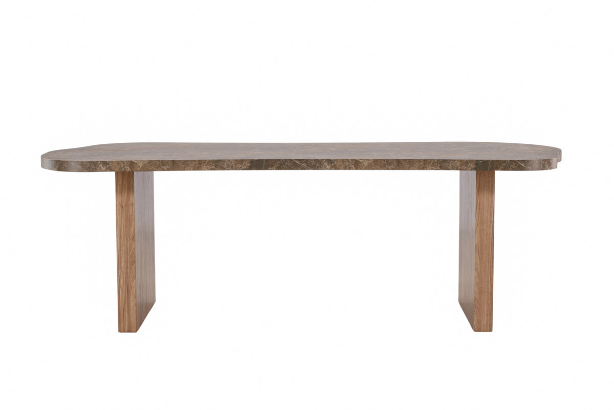 Eleonora Oval Spisebord 230 x 100 Brun