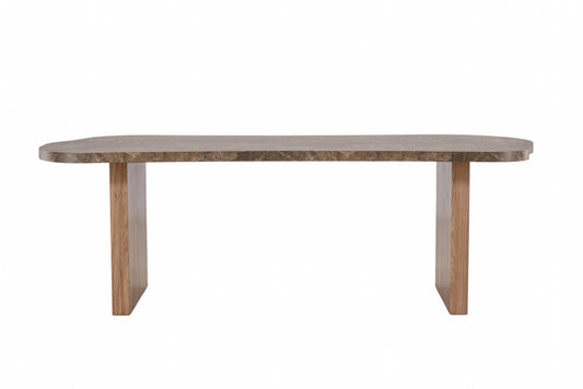 Eleonora Oval Spisebord 230 x 100 Brun