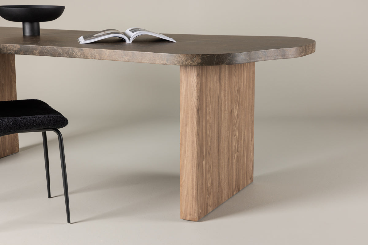 Eleonora Oval Spisebord 230 x 100 Brun
