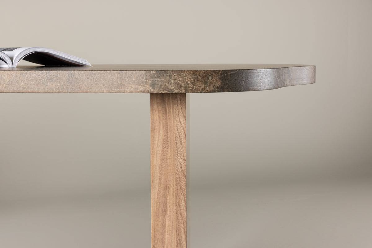 Eleonora Oval Spisebord 230 x 100 Brun