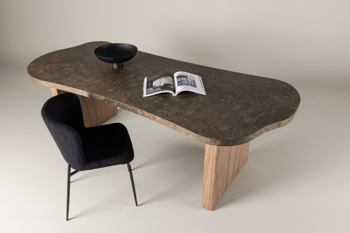 Eleonora Oval Spisebord 230 x 100 Brun