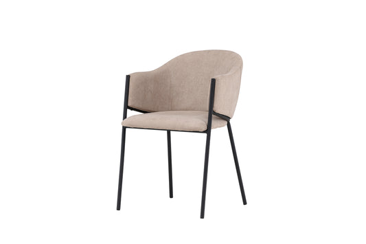 Evelina Spisebordsstol 2-pak Beige