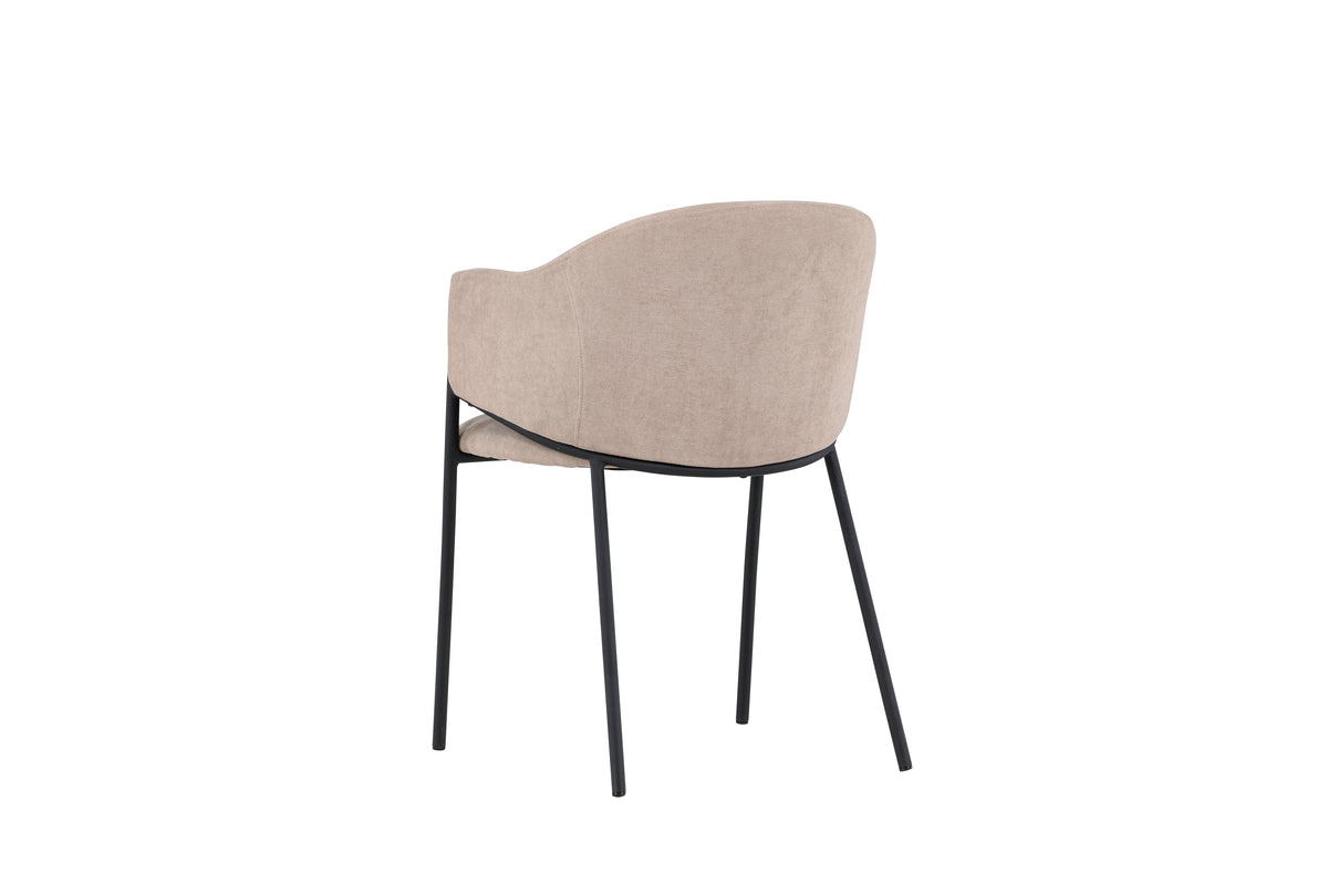 Evelina Spisebordsstol 2-pak Beige