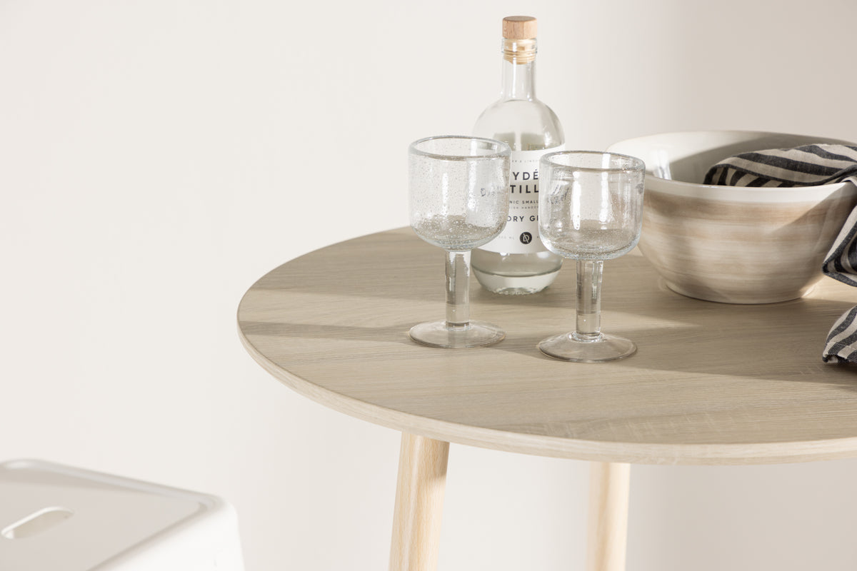 Plaza Barbord ⌀70 Hvidvasket