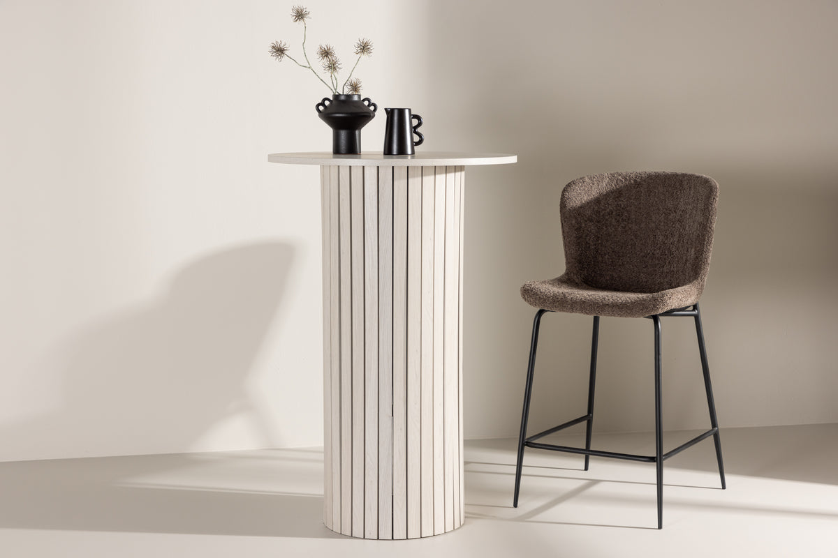 Härön Bar Table ⌀70 Hvidvasket