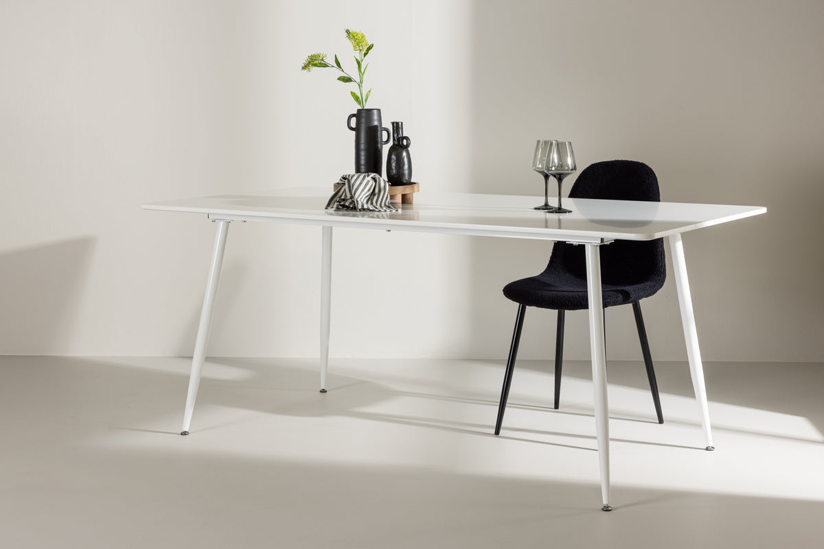 Silar Rektangulært Spisebord 180 x 90 Hvid