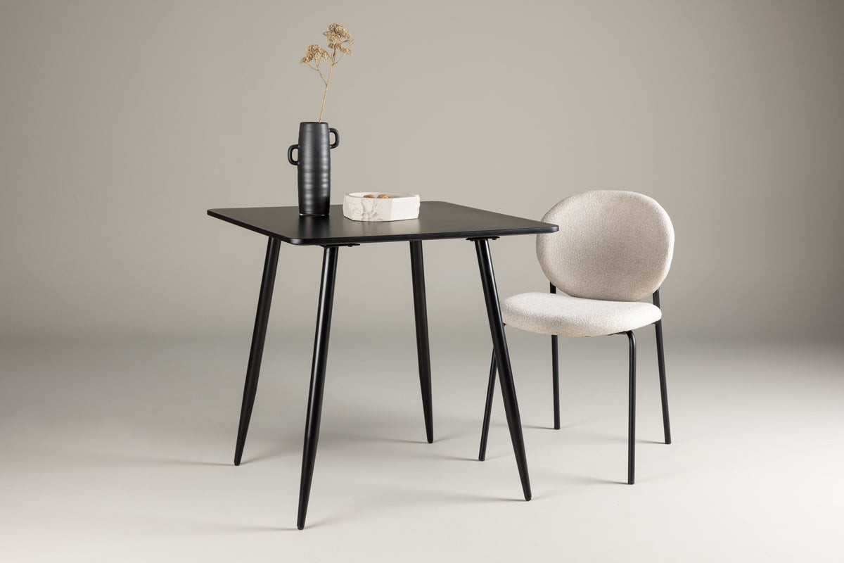 Polar Rektangulært Spisebord 75 x 75 Sort