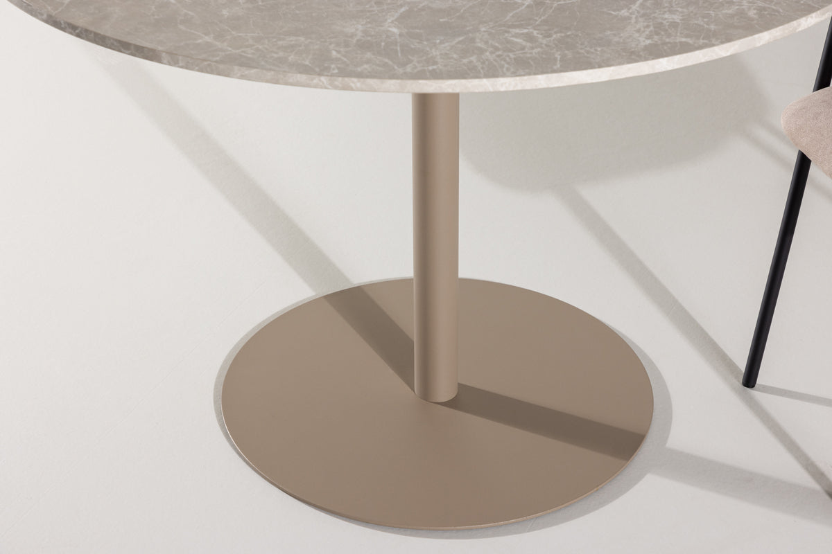 Lycke Rundt Spisebord ⌀110 Beige