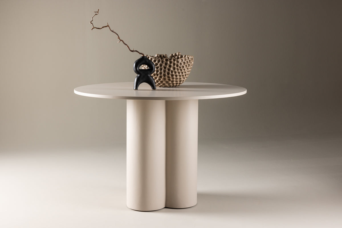 Olivia Rundt Spisebord ⌀110 Beige