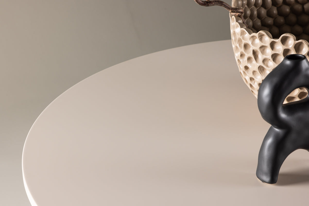 Olivia Rundt Spisebord ⌀110 Beige