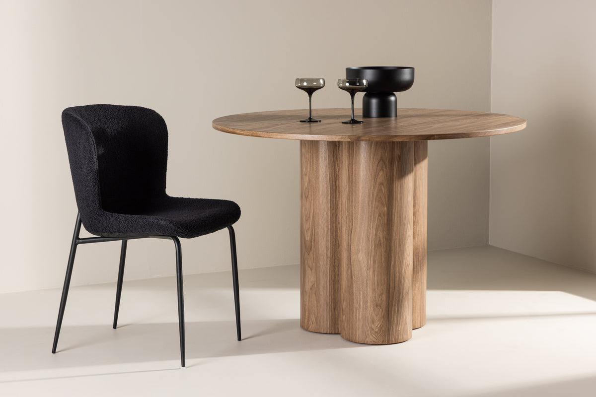Olivia Rundt Spisebord ⌀110 Brun
