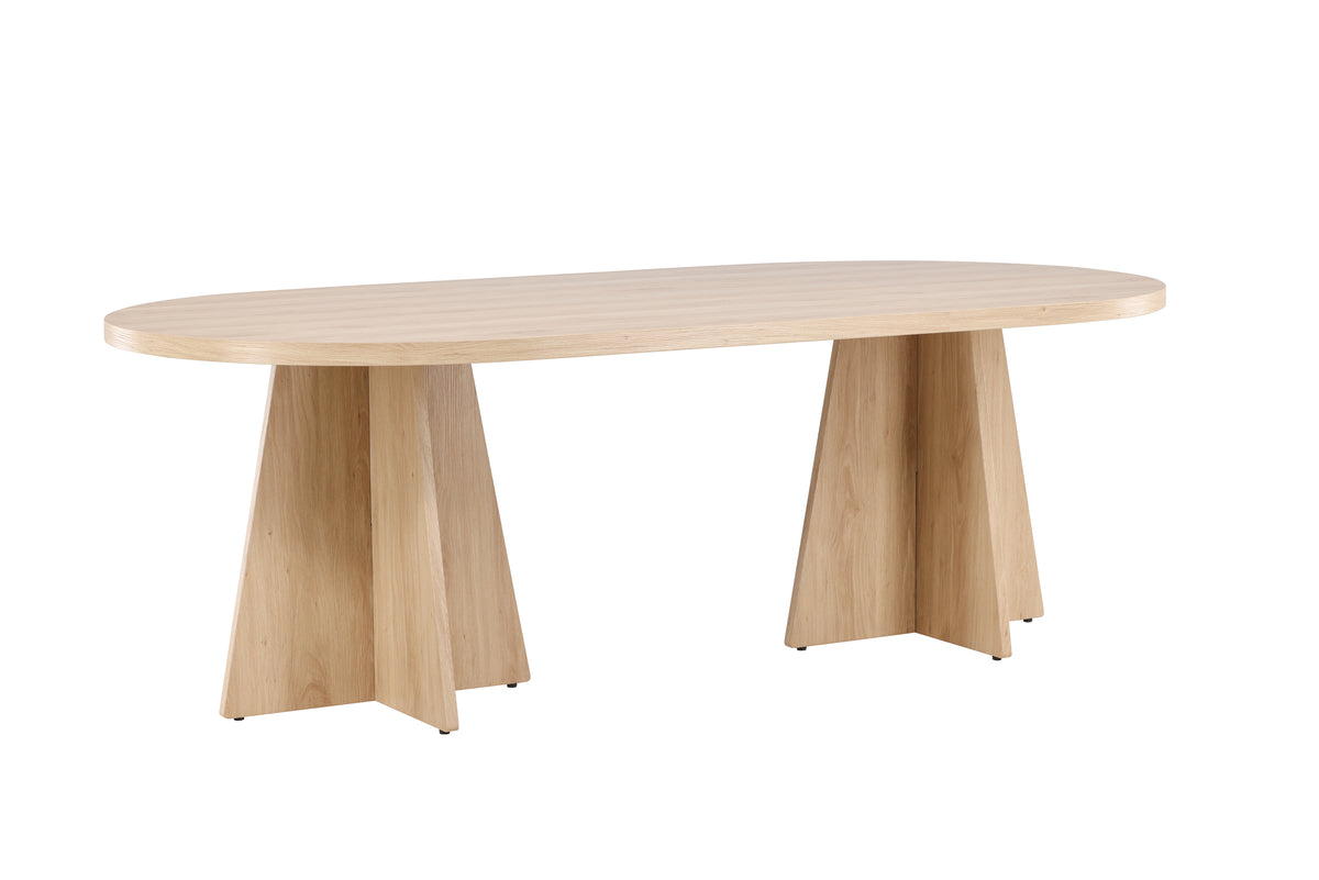 Bootcut Ovalt Spisebord 230 x 115 Natur