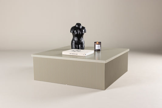 Sofa Bord 90 x 90 Beige