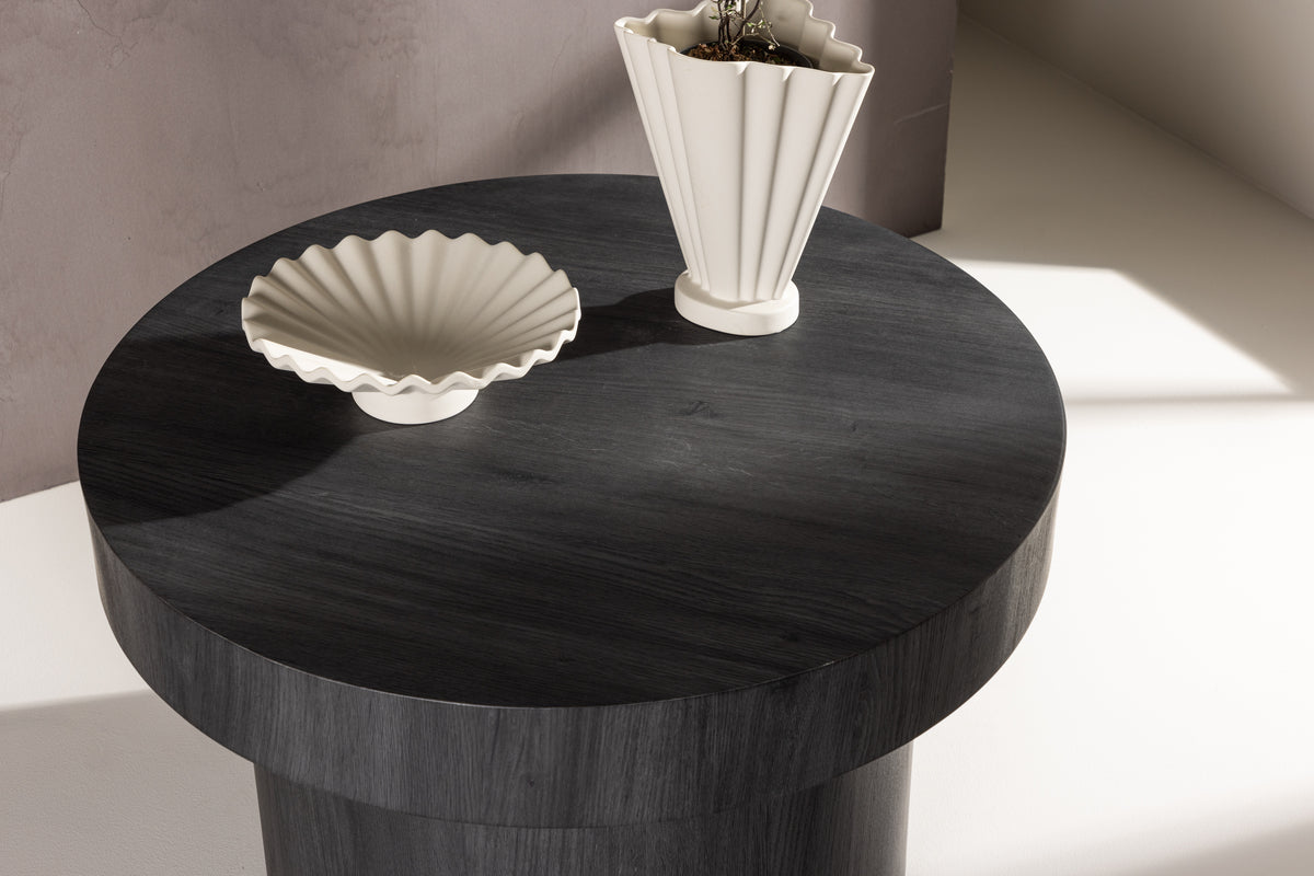 Malung Sofa Table ⌀80 Sort
