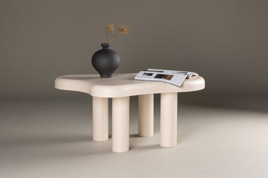 Sofa Bord 100 x 71 Hvid