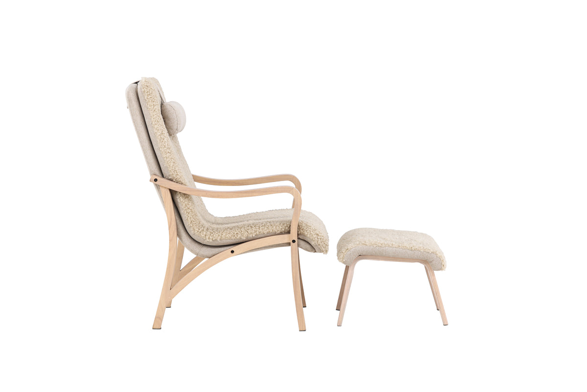 Fårö Lounge Stol Brun