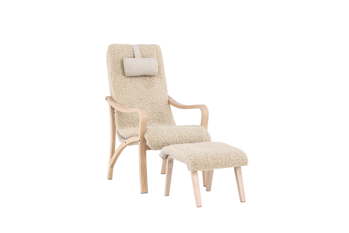 Fårö Lounge Stol Brun