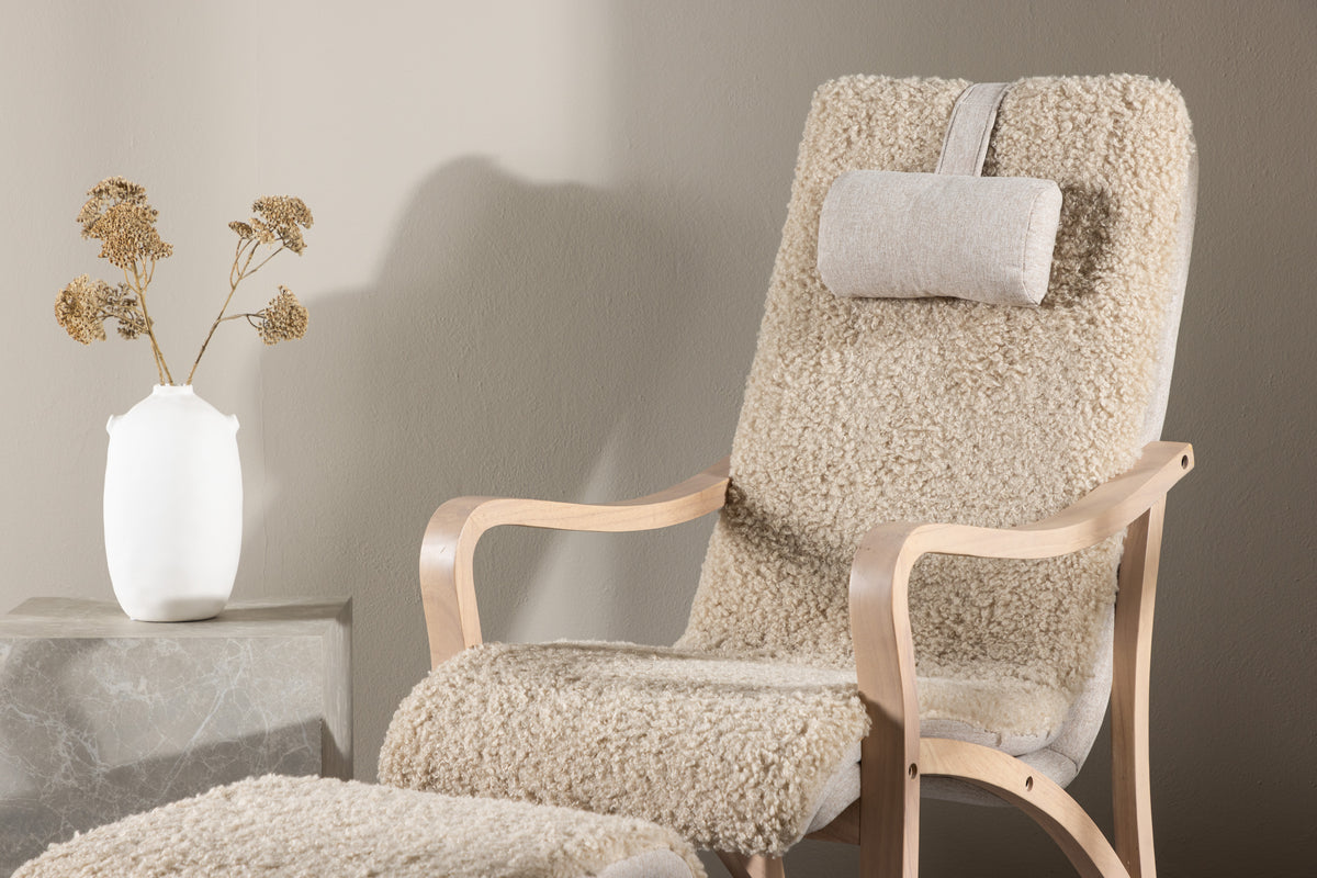 Fårö Lounge Stol Brun