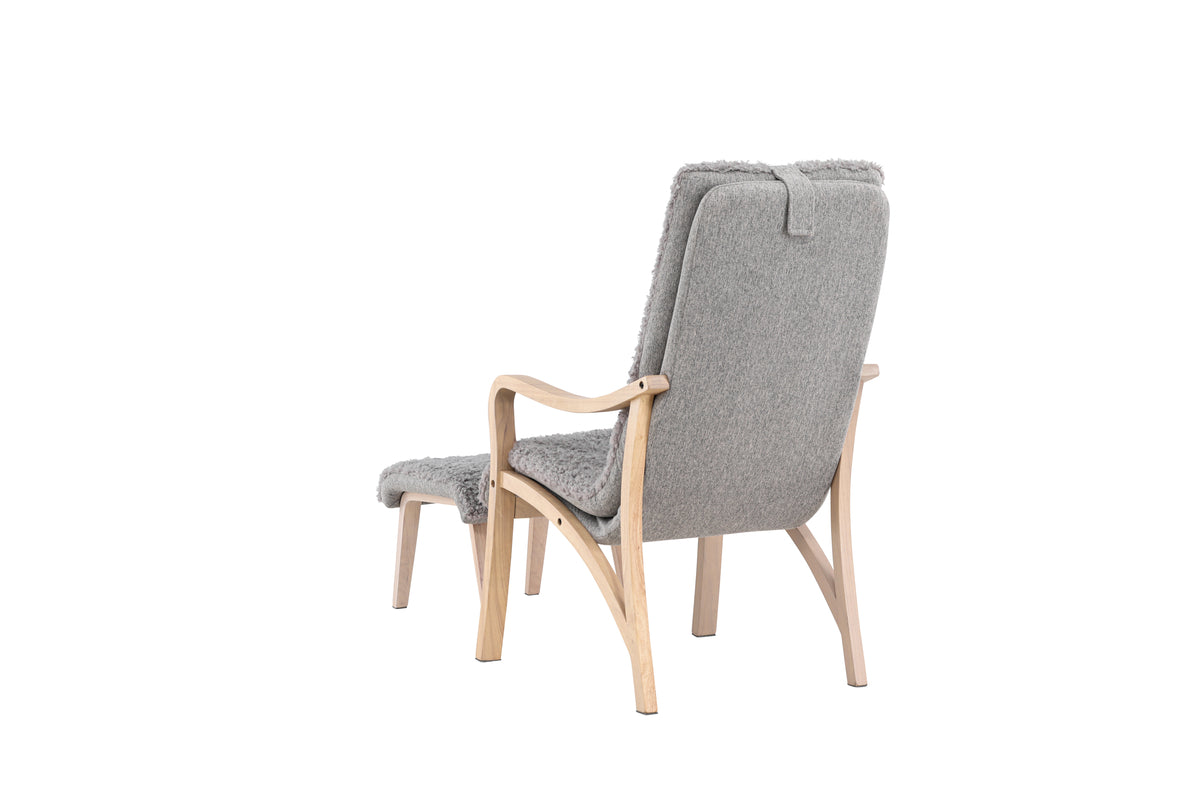 Fårö Lounge Stol Lys Grå