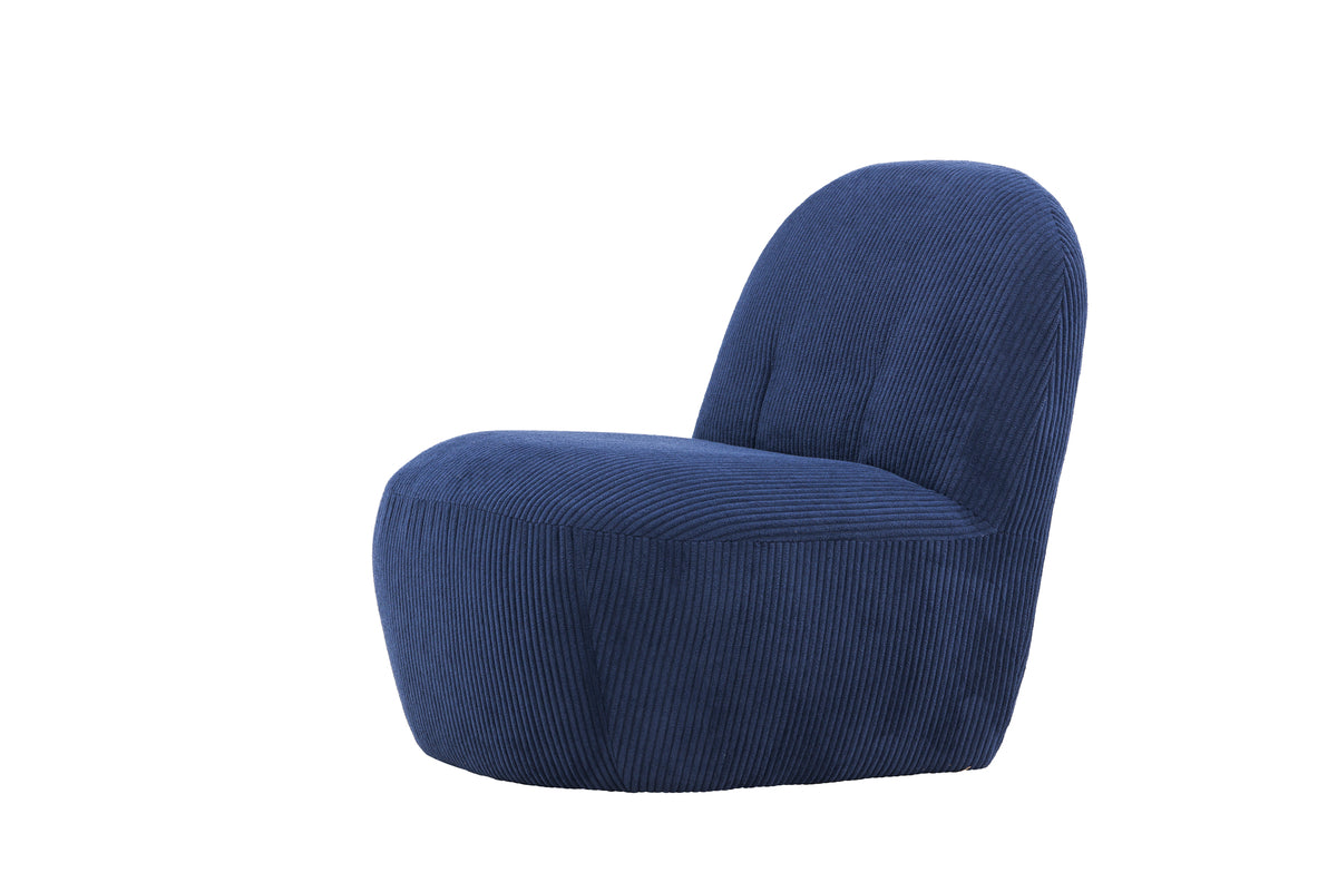 Mahla Lounge Stol Marineblå