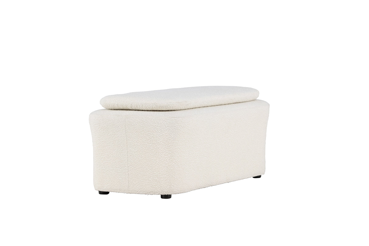 Laurel Ottoman 53 x 66 x 83 Hvid