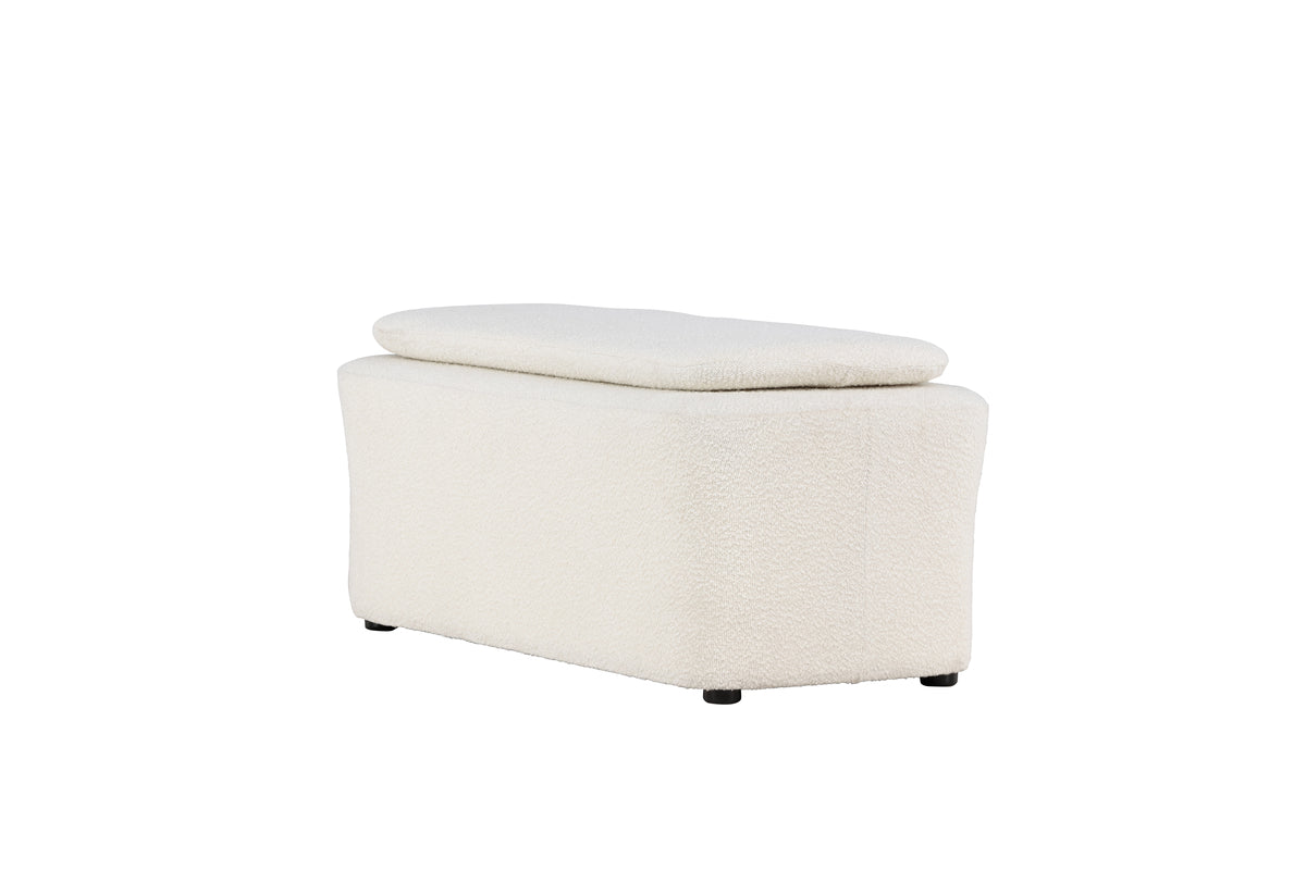 Laurel Ottoman 53 x 66 x 83 Hvid