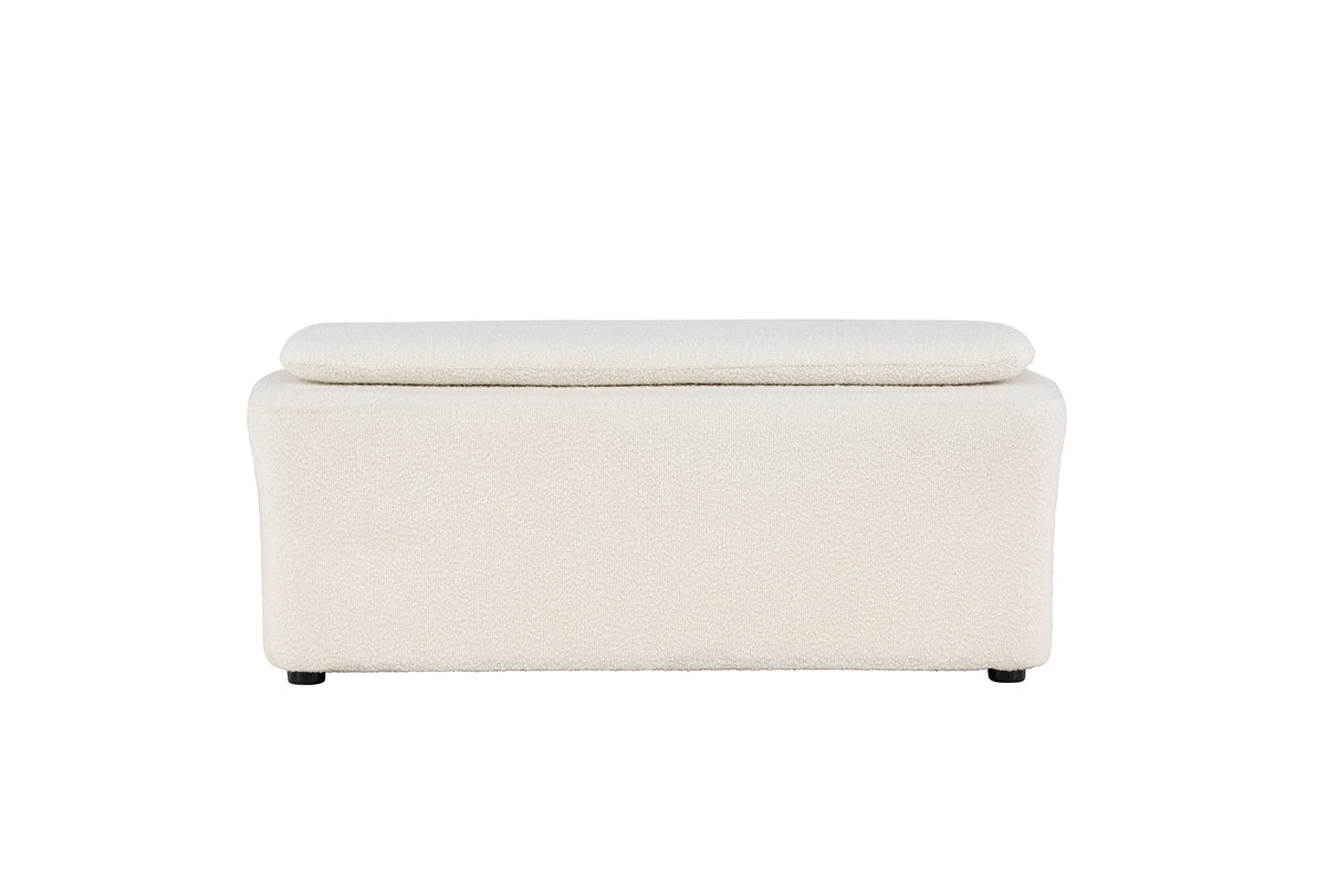 Laurel Ottoman 53 x 66 x 83 Hvid