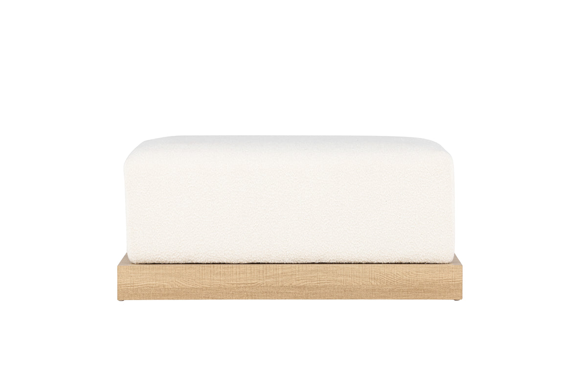 Ivy Ottoman 70 x 45 x 100 Hvid