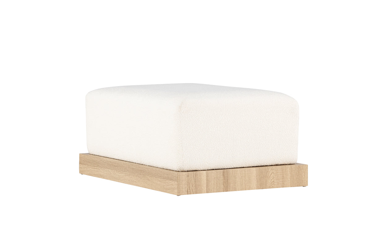 Ivy Ottoman 70 x 45 x 100 Hvid