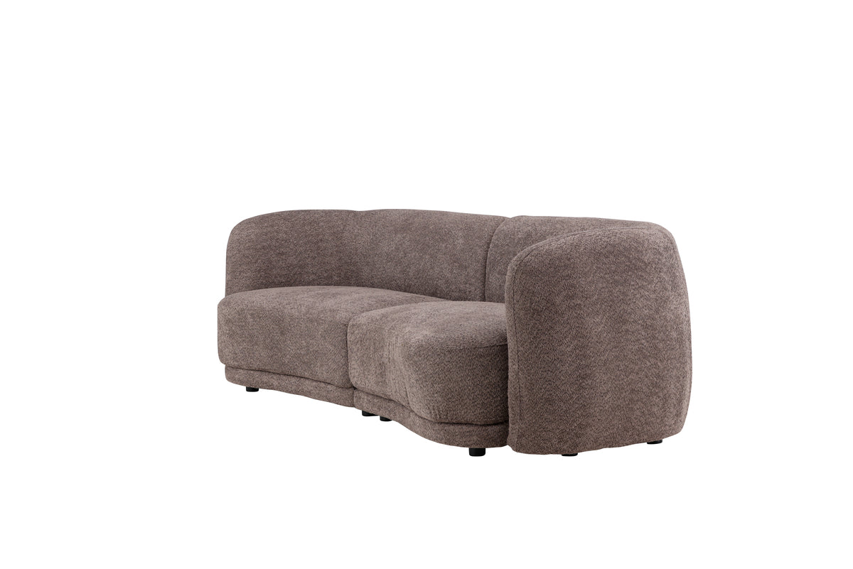 Cielo 3-Seat Sofa Brun